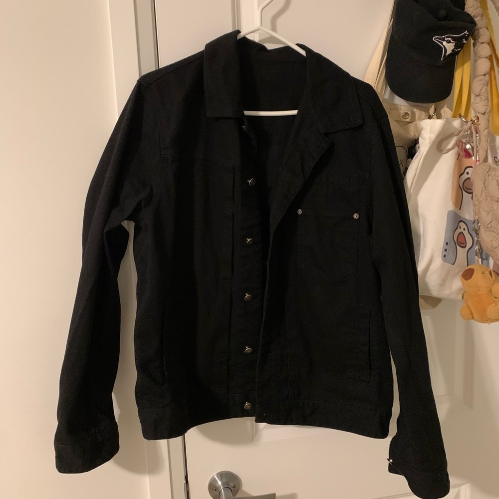 Kangol Black Denim Jacket